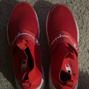 Champion Red Slip-On Shoes